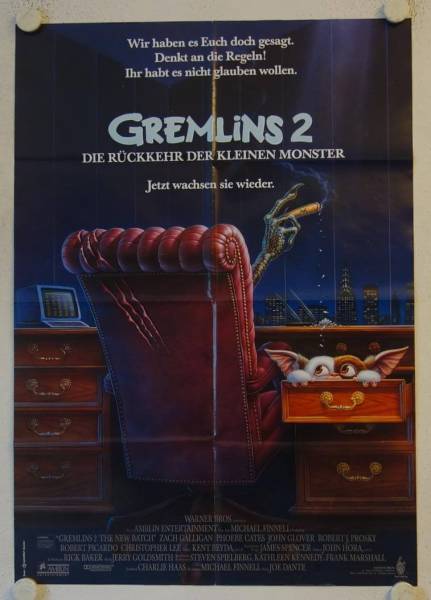 Gremlins 2 - The New Batch original release german movie poster